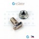 M8 x 15.5mm T Bolt and Nut for Linear Rail Aluminum Profile EU40