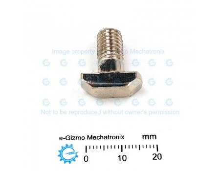 M8 x 15.5mm T Bolt and Nut for Linear Rail Aluminum Profile EU40