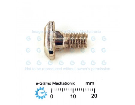 M8 x 15.5mm T Bolt and Nut for Linear Rail Aluminum Profile EU40