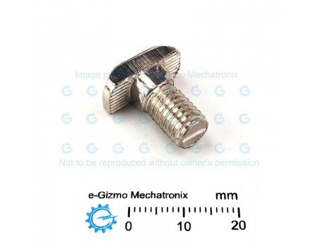 M8 x 15.5mm T Bolt and Nut for Linear Rail Aluminum Profile EU40