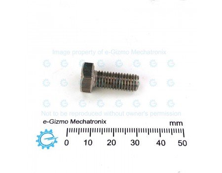 SS Hex Bolt & Nut M8 x 20mm Stainless Steel with Flat + Lock Washer