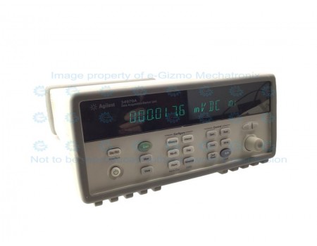Agilent HP 34970A 6-1/2 Digit DMM Data Aqusition Unit with 34901A Multiplexer