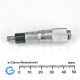 Mitutoyo Micrometer Head 0-13mm [Surplus] Rounded Tip