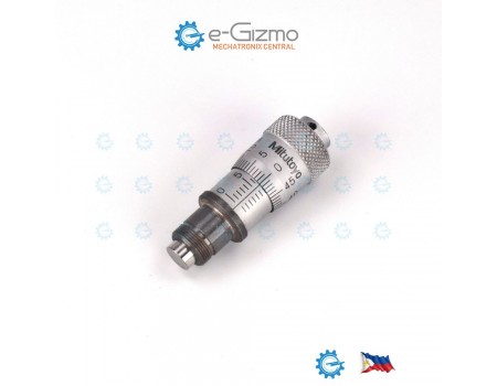 Mitutoyo Micrometer Head 0-6mm [Surplus] Flat Tip