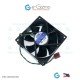 AVC 80x80mm 12VDC 0.7A 4600RPM Axial Fan 4-wires Speed Out & PWM In DS08025T12U