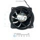 Cooler Master 80x80mm 12VDC 0.5A 4200RPM Fan 4-wires Speed Out & PWM In