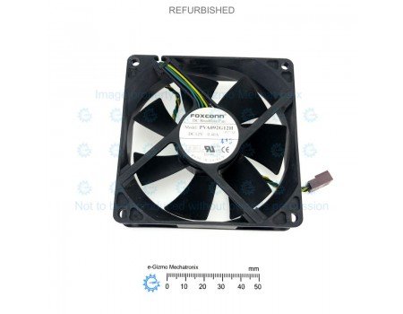 Foxconn  92x92mm 12VDC 0.4A 3300RPM Fan 4-wires Speed Out & PWM In PVA092G12H