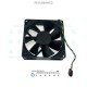 Foxconn  92x92mm 12VDC 0.4A 3300RPM Fan 4-wires Speed Out & PWM In PVA092G12H