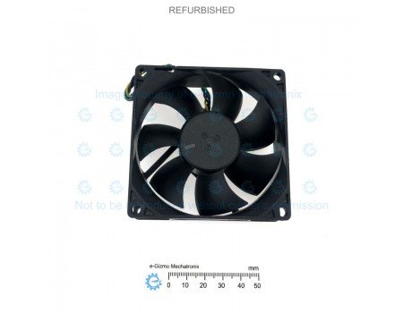 Foxconn 80x80mm 12VDC 0.65A 4600RPM Fan 4-wires Speed Out & PWM InPVA080G12Q