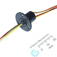 Rotary Slip Ring Connector 6-pole 12 wires