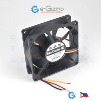 Sanyo Denki San Cooler 80x80x25mm 12V Fan with Stall Sensor UL TUV CSA