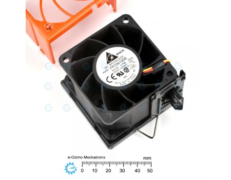 Delta Electronics FFC0612DE Server Axial Fan 4-wire PWM Speed Control & Monitor