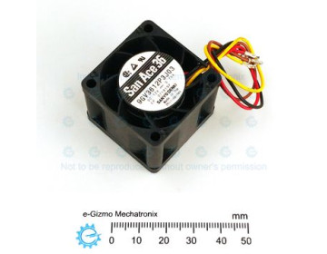 SanAce 36mm 12V Server Axial Fan Speed Monitor and PWM control 9GV3612P3J03