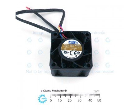 AVC DBPH0428B2S 40mm 12V 24W Server Axial Fan 4-wire PWM Speed Control & Monitor