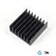 EHS-82 Extruded Aluminum Heatsink Black Anodized