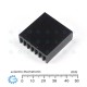 EHS-82 Extruded Aluminum Heatsink Black Anodized