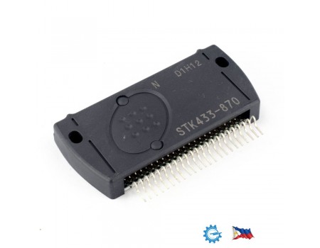 STK433-870 4-Channel 40Wx4 Class AB Power Amp