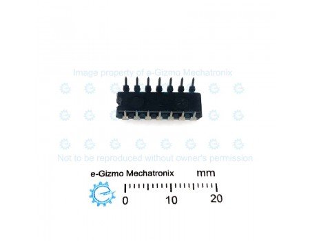 Motorola MC74HC03AN (74LS03) quad 2-input NAND gate Open Drain Output DIP-14