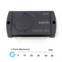 STK433-890-E 4-Channel 50Wpc Class AB Power Amp