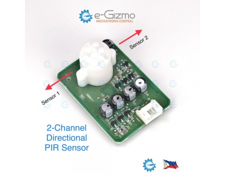 2-channel Motion and Direction sensing PIR sensor.