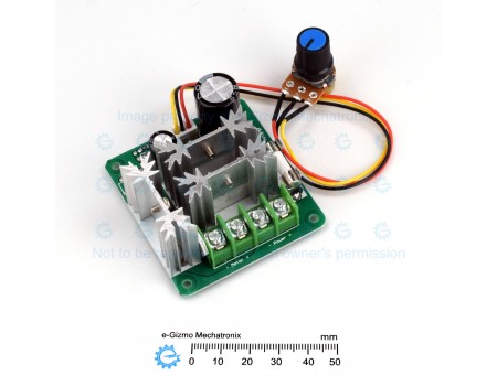 1000W PWM DC Brush Motor Speed Controller 6-90VDC 15A