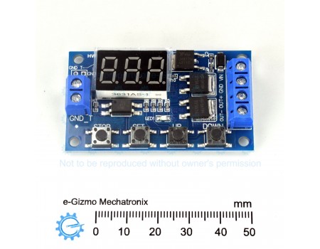 Time Delay Mosfet Output Module Timer Switch with 3-digit display