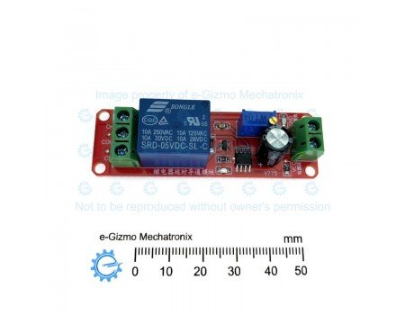 5V Delay Timer Delay Relay Module (ON Delay) with NE555 IC