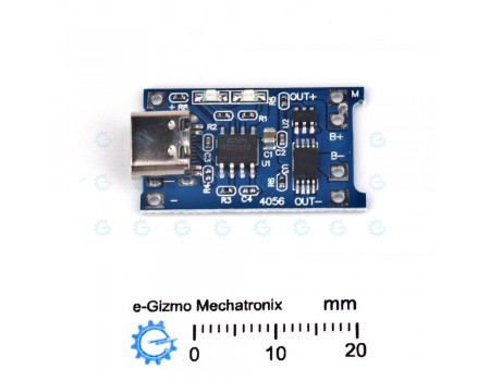 Enhanced TP4056 Type C USB Port Li-ion Charger Module 1A with BMS Protection