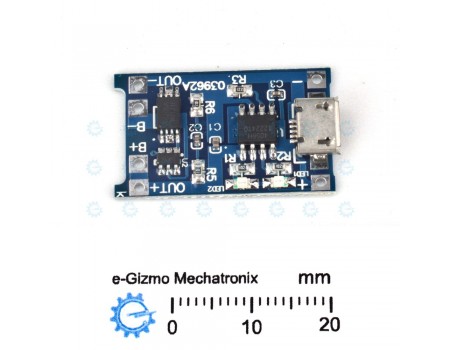 Enhanced TP4056 Micro USB Port Li-ion Charger Module 1A with BMS Protection