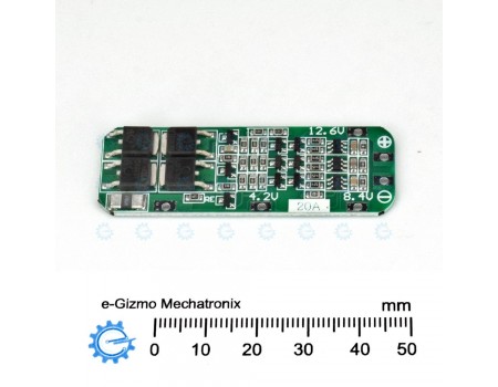 3S 20A Li-ion BMS Protection board