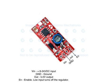 7805 pin-out 5V 0.6A DC/DC Converter True Rated