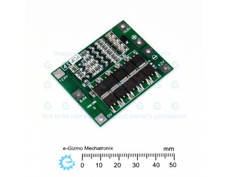 4S Li-ion 40A BMS Board 80A Over Current