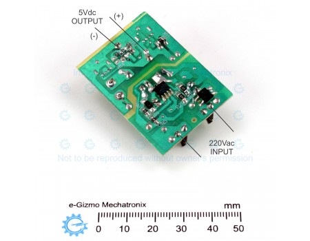 220VAC Input 5V 0.75A - 1A DC Output AC-DC Converter Module USB Port