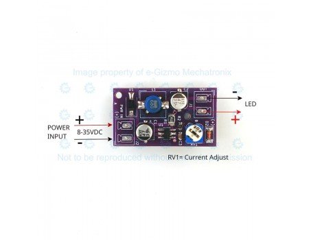 e-Gizmo 8-35VDC Input 750mA Adjustable Constant Current Output LED Driver