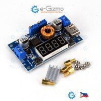 5A CC CV LED Drive Lithium charger Power Step-down Module W/ USB Voltmeter
