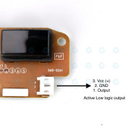 PIR motion sensor module for Brightly Lighted Areas Black Fresnel Lens
