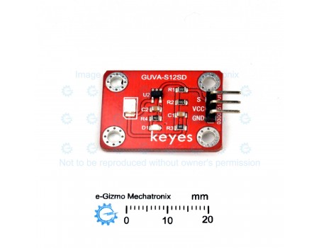 UV Detection Sensor Module Analog Output 240nm-370nm CJMCU-GUVA-S12SD