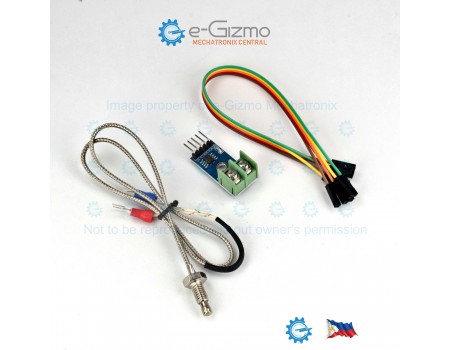 TEMPERATURE: MAX6675 Thermocouple Amplifier Module w/ Type K Thermocouple