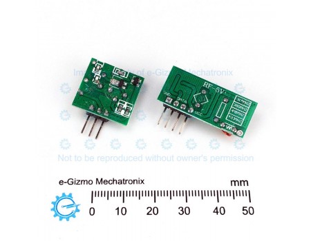433MHz RF Transmitter and Receiver Module
