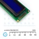 Displaytronic LCD Module 1602 16x2 White on Blue Backlight ACM1602EM-NLW-BBW