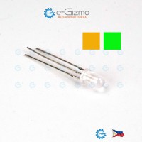 5mm Bicolor LED Orange+Green Common Cathode Bi-Color
