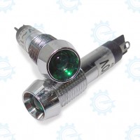 10mm Green 24V