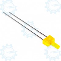 LTD-1254-A LED Flat Top Yellow D2mm