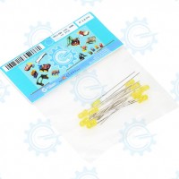 LYW3MM-10P Yellow LED 3mm 10pcs