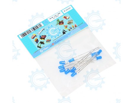 LBL3MM-10P Blue LED 3mm 10pcs