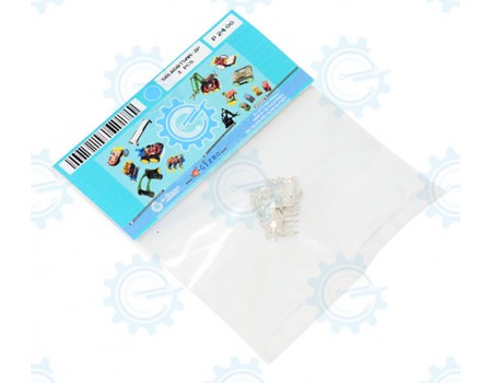 SBLRDRT5MM-3P Red Super-bright LED Round Top 5mm 3pcs