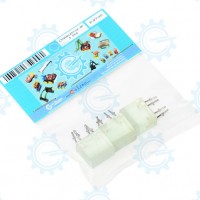 LYGSQ125712-3P Yellowgreen LED Square 12.5 x7 x12 3pcs