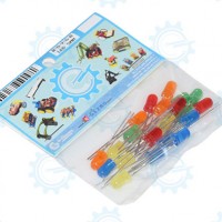 NLED-5MM-AS-P20 Normal LED 5mm Assorted Color Pack of 20