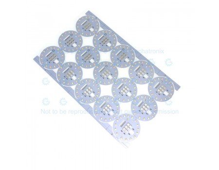 DIY Daylight + Warmwhite + RGB LED Module on 60mm Aluminum Substrate