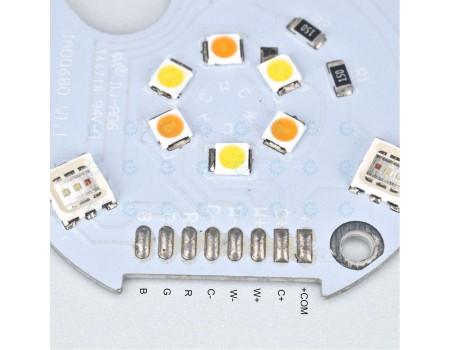 DIY Daylight + Warmwhite + RGB LED on 39mm Aluminum Substrate